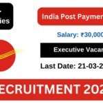 India Post Payments Bank IPPB Executive Recruitment 2025