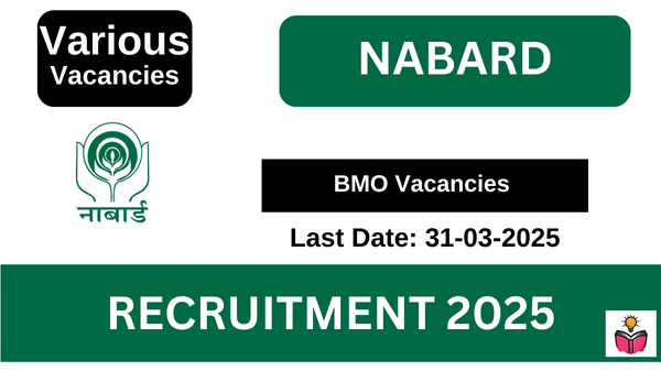 NABARD BMO Recruitment 2025