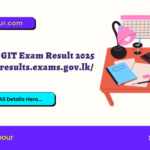 Sri Lanka GIT Exam Result 2025