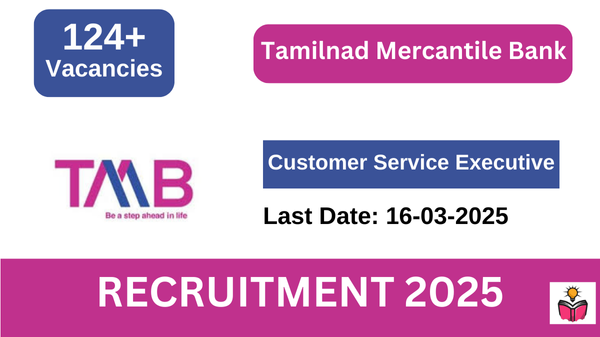 TMB Senior Customer Service Executive Recruitment 2025