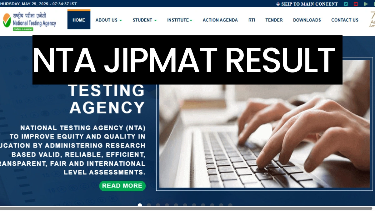 NTA JIPMAT Result