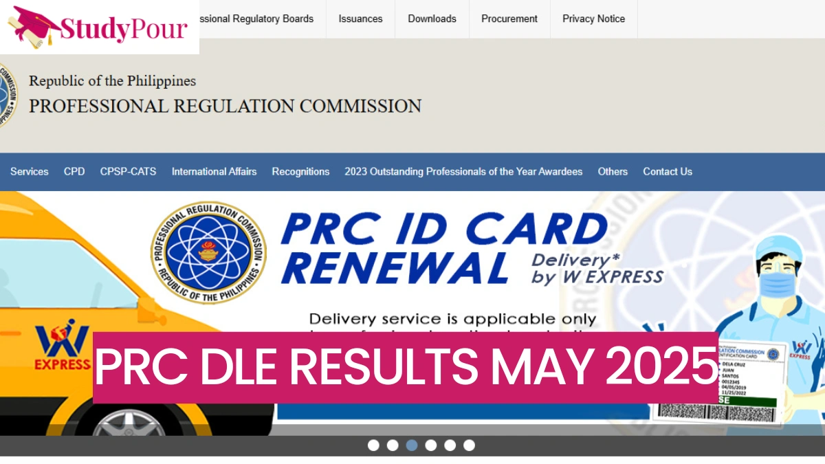 PRC DLE Results May 2025