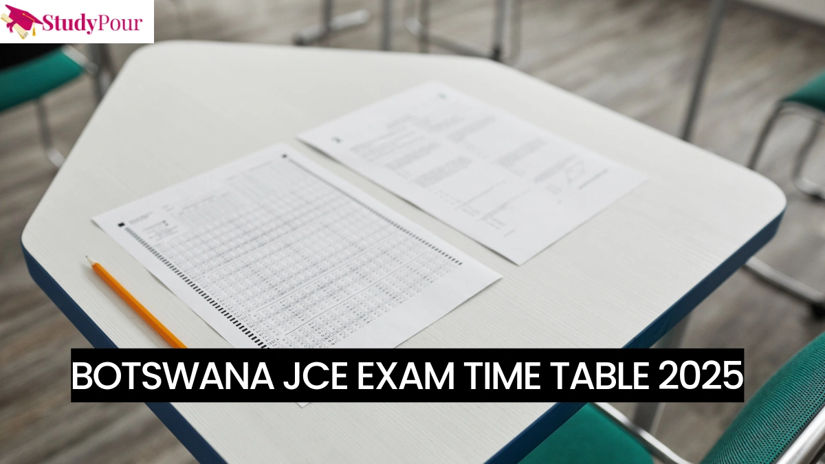 Botswana JCE Exam Time Table 2025