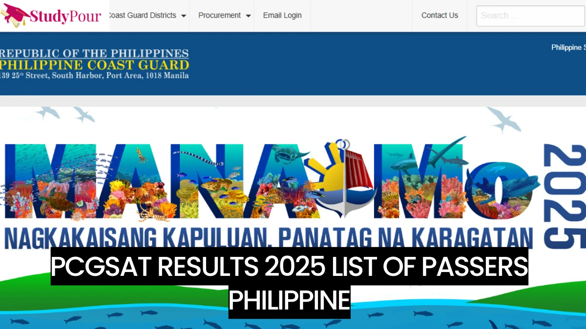 PCGSAT Results 2025 List Of Passers Philippine