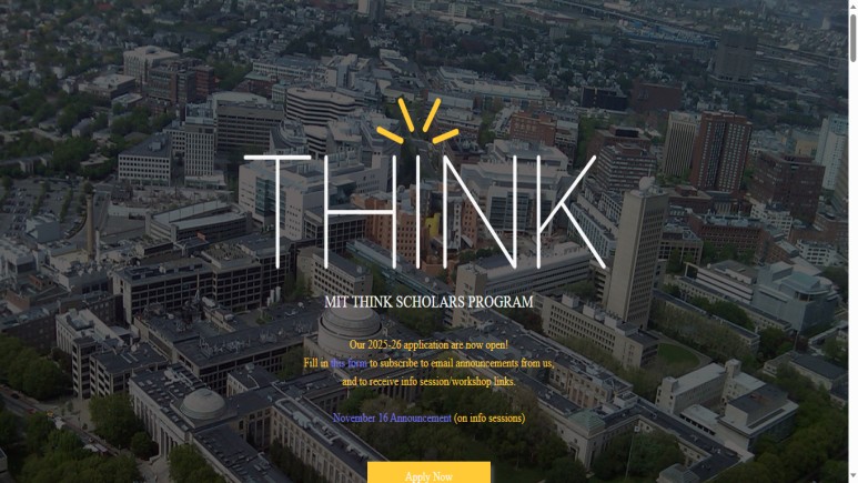 MIT THINK Scholars Program