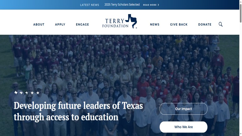 Terry Foundation Scholarship